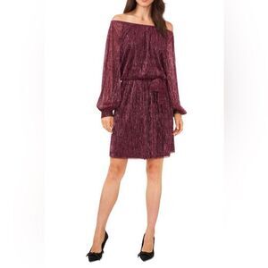 Halogen Metalic Cocktail Dress